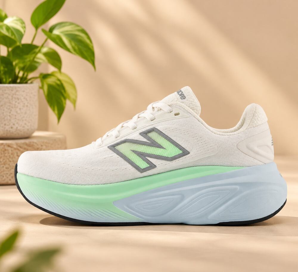 NWT New Balance Women's Fresh Foam X More v6 Running Shoes Sea Salt Size 9.5